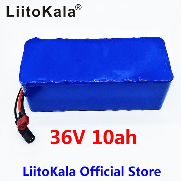 

LiitoKala 36 V 10ah 500 W 18650 bateria De Lítio 36 V 8AH bateria Elétrica da bicicleta como o caso DO PVC para a bicicleta elétrica