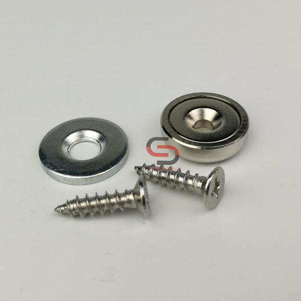 2019 6 5kg Neodymium Countersunk Magnet Latch Kits D16mm With