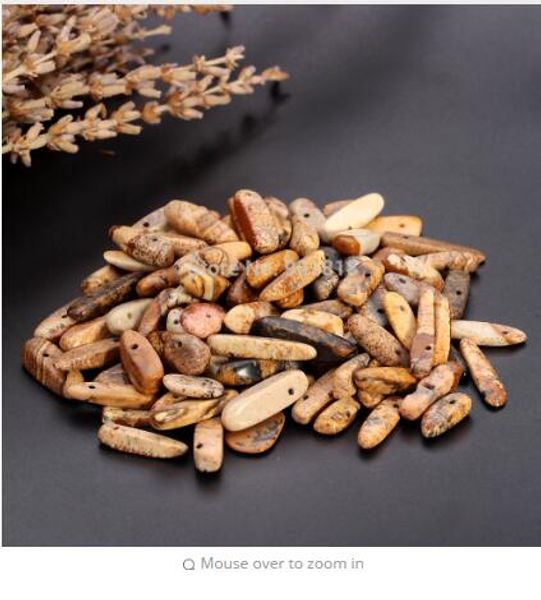 

1strand approx.40cm/16" natural loose semi precious irregular gravel brown chip veins picture created stone beads f1879, Black