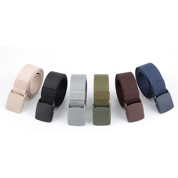 

wide 3.8cm length 130cm nylon/canvas material mens belt outdoor tactical male jeans belts for men luxury wh, Black;brown