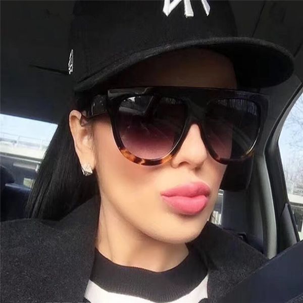 

2018 vintage big full frame retro sunglasses women brand designer 2018 luxury eyewear gafas, White;black