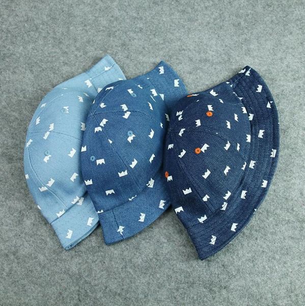 

children hat spring girls autumn kids baby cowboy boy hat fisherman infant shipping cap fashion soxjb, White;black