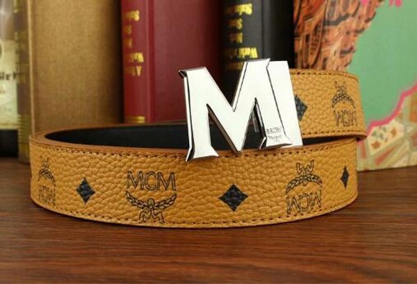 

2018 M buckle leather belt designer belt men and women high quality luxury belt free delivery