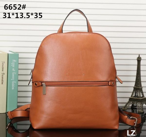 

2018 selling designer women's gold zipper backpack leather fashion shoulder bags purse backpacks school bag m#6652k ing