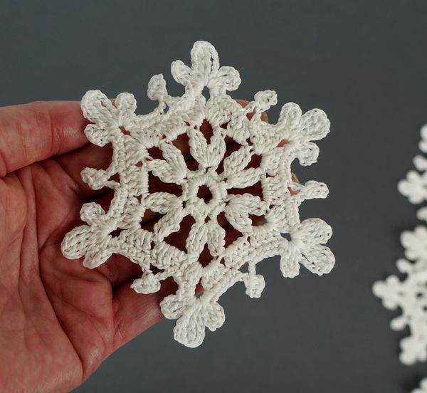 Acquista Set Di Fiocchi Di Neve Alluncinetto 10 Pezzi Decorazioni Alberi Di Natale Addobbi Alberi Di Natale Decorazione Finestre Di Hanukkah A 704