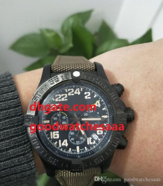 

asia luxury xb12101a black dial stainless steel wristwatches vk quartz chronograph working men's watch watches, Slivery;brown