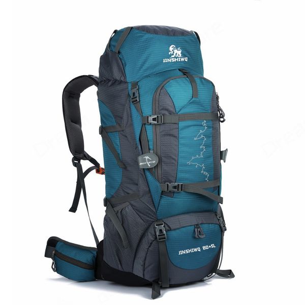 

85l lage capacity outdoor camping hiking backpack waterproof anti-wear climbing shoulder rucksack men women sports bag