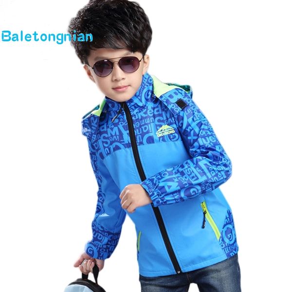

boys jacket coat spring autumn fashion teenagers clothes kids children jacket outwear children coat school sport clothing 2018, Blue;gray