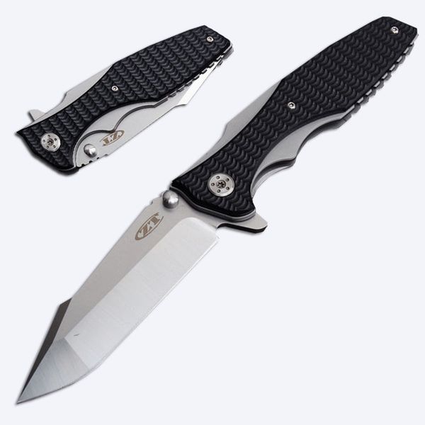 

Newest 2 Styles Zero Tolerance ZT0393 Outdoor Folding Pocket Knife Flipper Assisted Opening Folder 440 Blade EDC Hunting Knives P439F