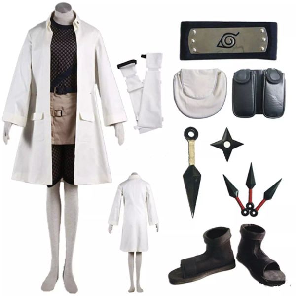 

наруто митараши анко полный костюм косплей костюм, Black