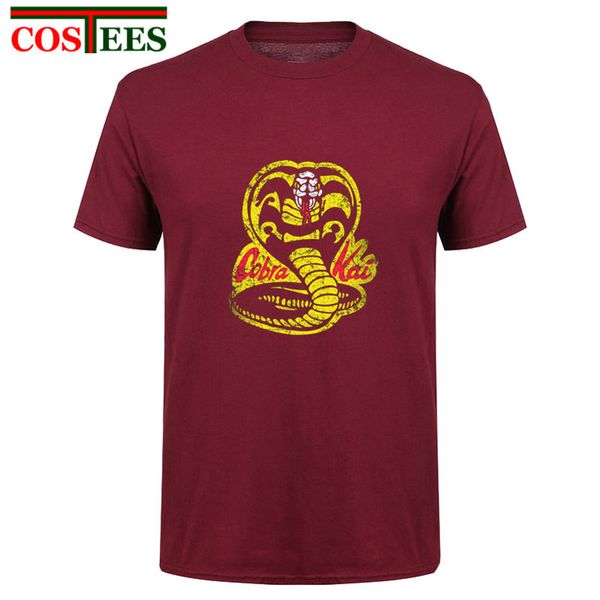 

vestido de fiesta vintage 2018 cobra kai t shirt women men karate t-shirt cool man black mamba fashion retro tees shirt for male, White;black