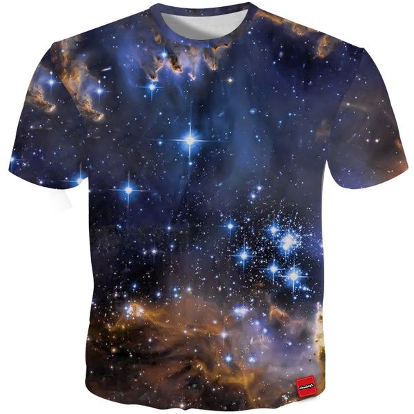 

2018 new 3d tshirt men clothes 2018 galaxy space 3d print short sleeve tee shirt summer streetwear plus size 5xl, White;black