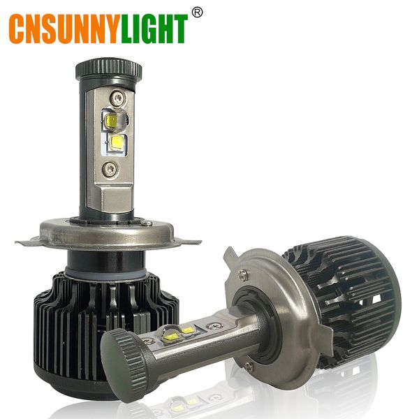 CNSUNNYLIGHT H4 Hi/Lo H7 H11 9005 9006 Fari per auto a LED 8000lm 3000K 4300K 6000K Kit di conversione luci automatiche ad alta luminosità