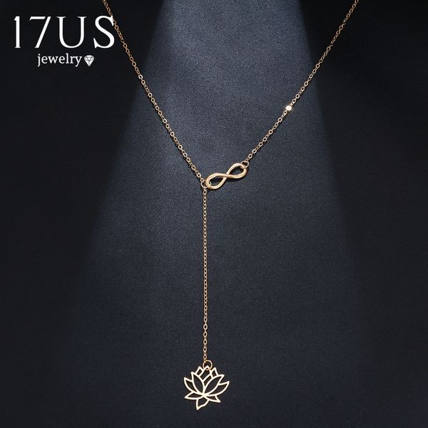 fleur de lotus et symbole de l'infini collier argent fleur de lotus et symbole de l'infini collier argent