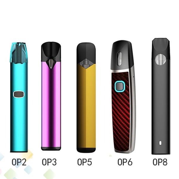 

Authentic Vapesoul OP2 OP3 OP5 OP6 OP8 Starter Kit E-Cigarette Pod 1.5 1.0ml Pod Portable Cartridge Vape Pen DHL Free