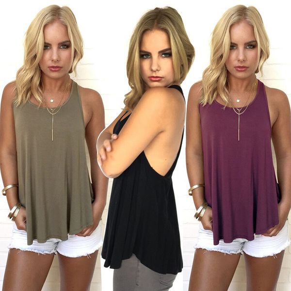 

ladies new camisole vest sleeveless womens, White