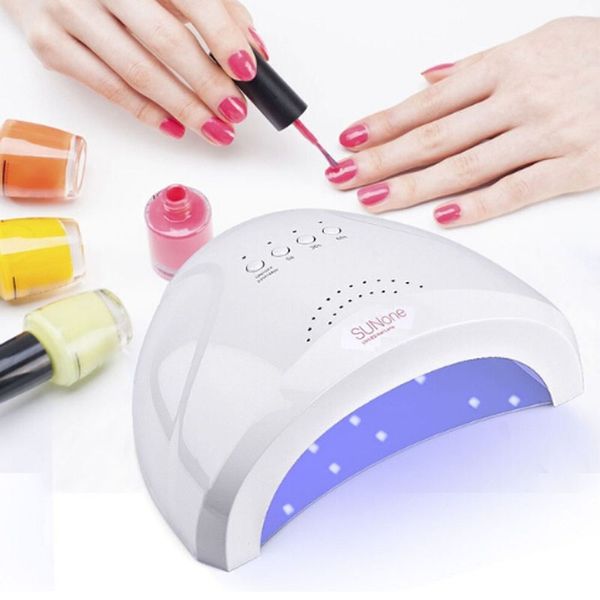 

2017 new sunone 48w-24w nail dryer led uv lamp gel nail polish dryer fingernail toenail gel curing art painting salon tools