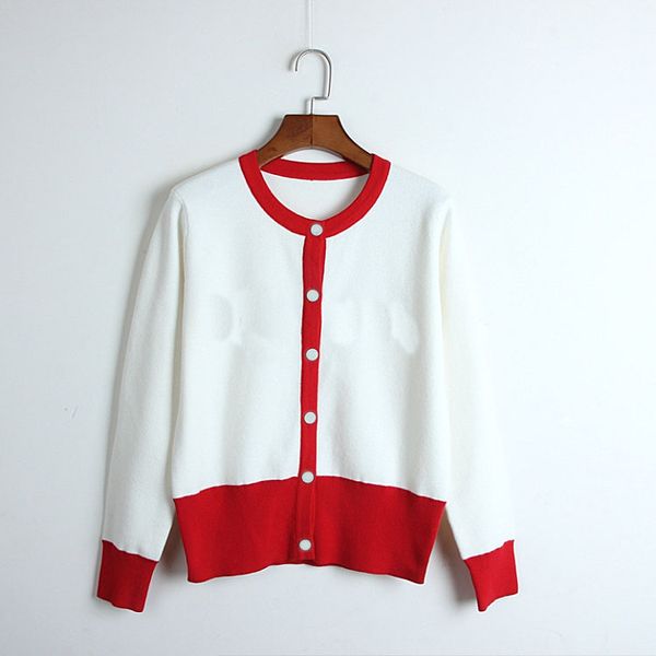 

Milan runway weater 2018 blue red long leeve crew neck women 039 weater high end jacquard cardigan women de igner weater 27 7