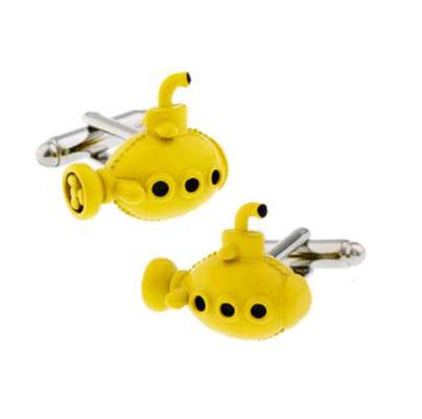 

new french cuff links quality brass material submarine men cufflinks, Silver