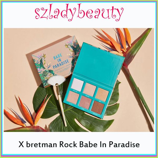 

2019 Lamer X Bretman Rock Babe в раю Highlight Eyeshadow Foundation Concealer Shadow Palette Лучший Бекка против белого п