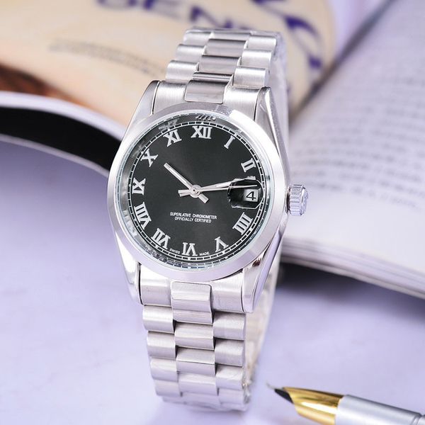 

SSS high quality men's watches luxury automatic date watch top brand clock black stainless steel boy Mechanical watch Relogio masculino gif