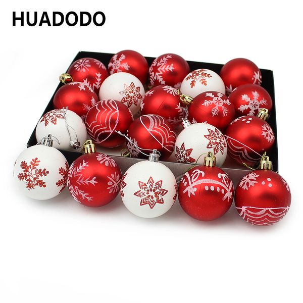 Acheter En Gros Arbre De Noël Décoration Boule Ornements Pendentif Accessoires 6cm Peint Boules Décor Pour La Maison De Noël Partie De 2632 Du