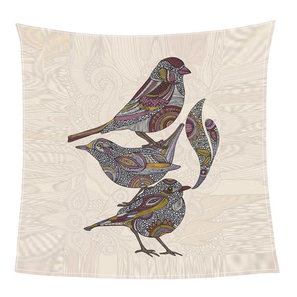 

new design 3d printed brief drawing lovely birds personality sherpa flannel home cafe l blanket bed sofa couch cover/m2031