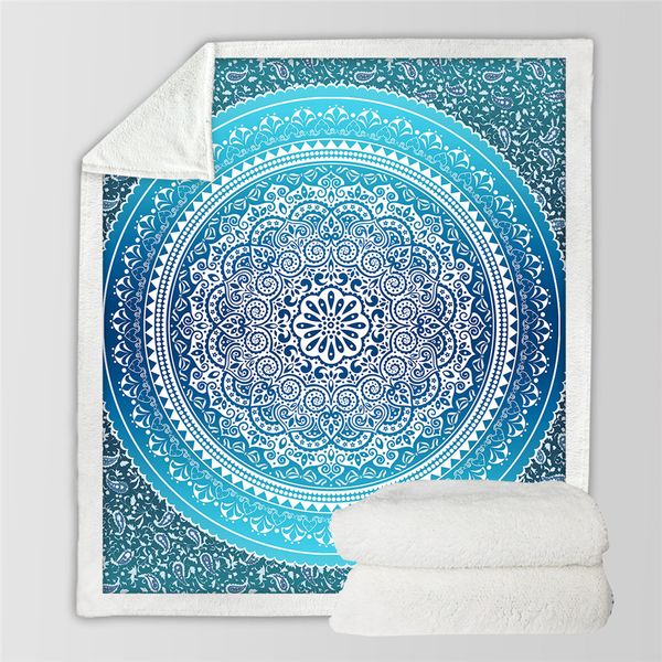

new design bedding outlet sherpa throw blanket turquoise paisley mandala sherpa fleece blanket super soft cozy velvet plush blanket