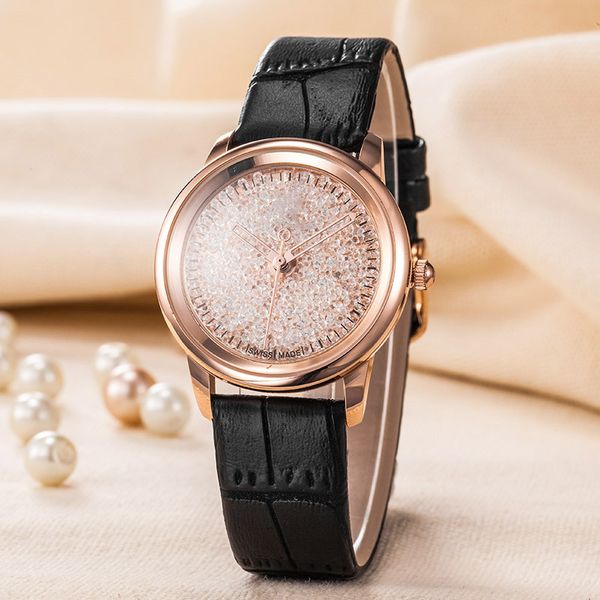 

TOP Popular Casual Square Dial Face Women watch Black/white/Red/Rose gold diamond Leather Wristwatch Lady watches famous brand Dress watches