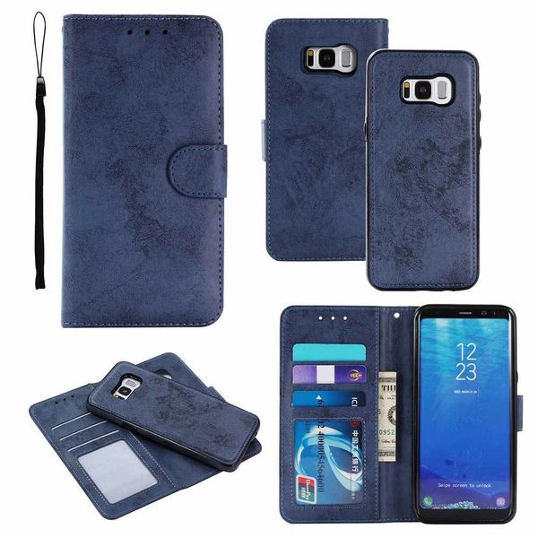

chic wallet leather phone case back cover for samsung galaxy s6 s7 edge s8 plus
