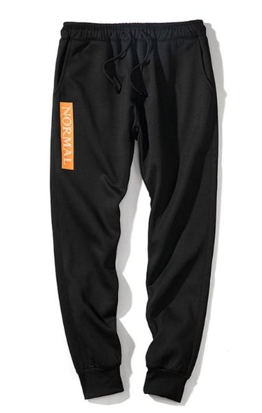 

оригинал в европе и америке осень и зима новые мужские повседневные спортивные брюки большой размер мужские брюки мужские маленькие ноги брю, Black