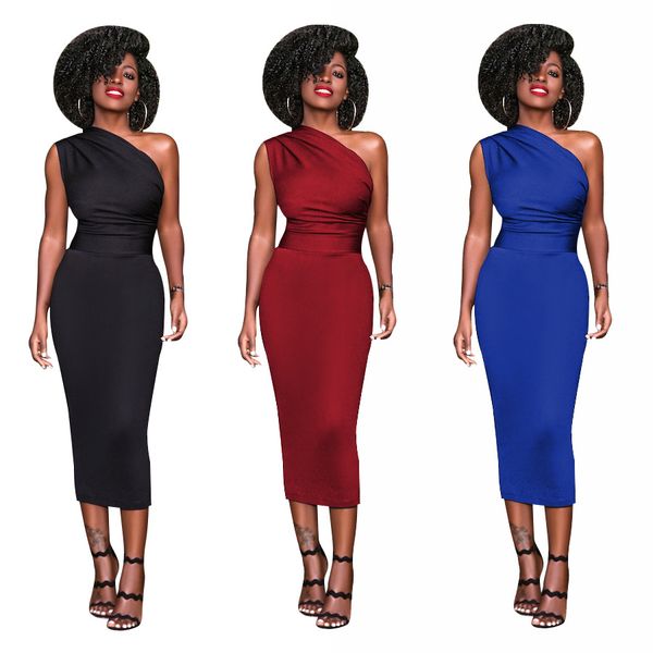 

2019 new fashion women work dresses midi bodycon dresses women casual dresses women sleeveless dress strapless dress, Black;gray