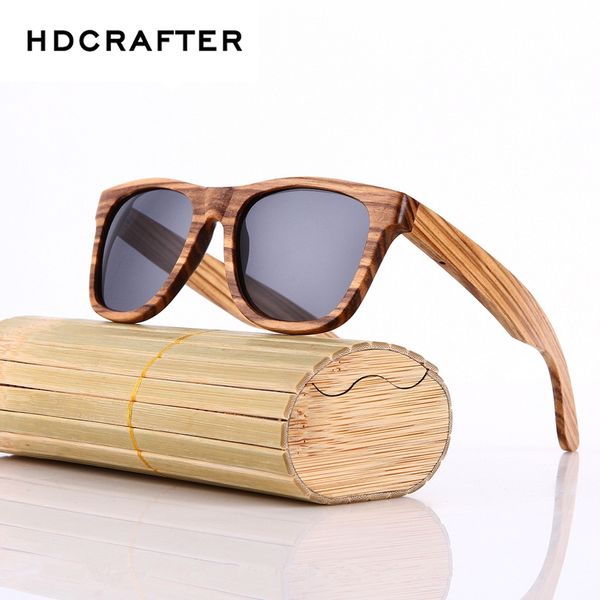 

hdcrafter 100% real wood sunglasses polarized retro handmade bamboo mens sunglass sun glasses men gafas oculos de sol madera, White;black