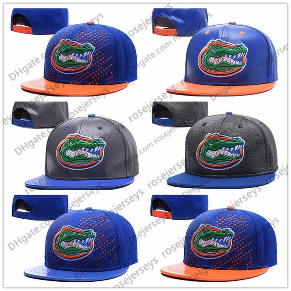 

ncaa florida gators caps 2018 new college adjustable hats all university snapback in stock mix match wholesale order gray royal blue, Black;white