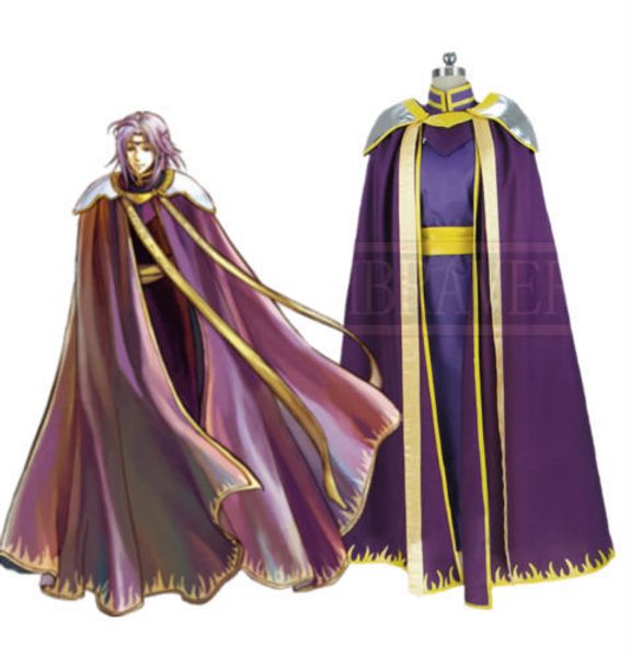 

fire emblem: священные камни heros lyon косплей сшитый, Black;red