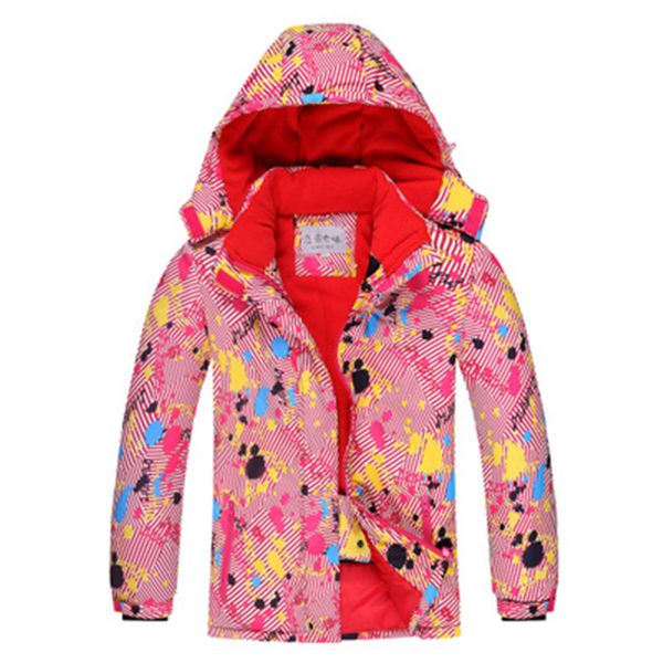 

30 winter children snow coats ski suit outdoor gilr/boy skiing jacket snowboarding clothing waterproof super thermal jacket