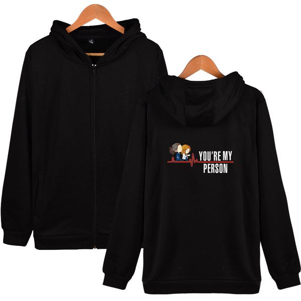 

grey's anatomy hoodies and sweatshirts autumn with hip hop winter oversized hoodies fashion printed sweatshirt grey's anatomy, Black