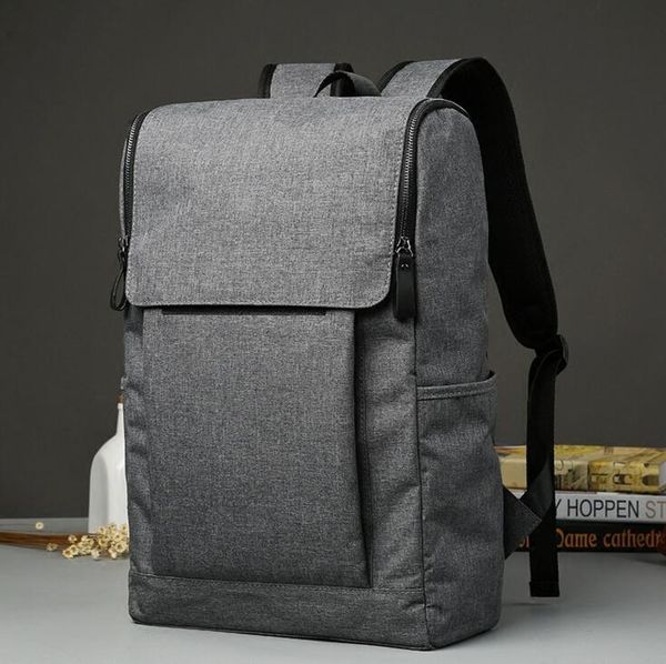 

x-online 031417 new man leather backpack teenager fashion travel bag school bag