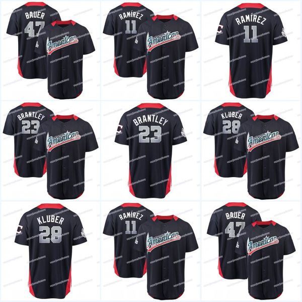 

Men 2018 All Star 12 Franciscolindor 11 Jose Ramirez 23 Michael Brantley 28 Corey Kluber 47 Trevor Bauer 52 Mike Clevinger Baseball Jerseys