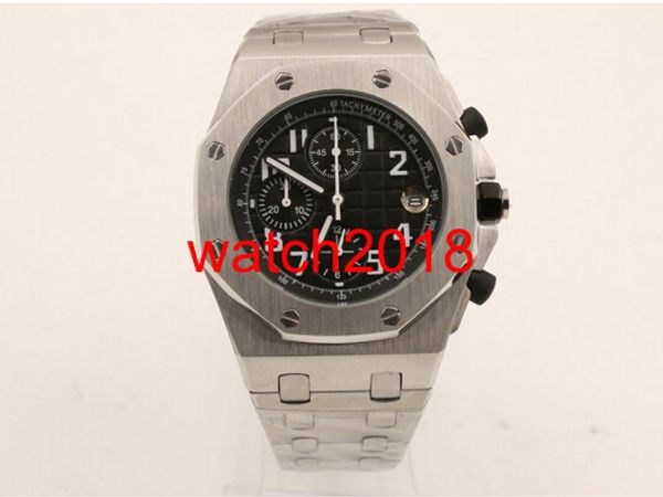 

Luxury Watch Wristwatch NEW High Quality Sliver Stailless Steel Watches CHRONOGRAPH MEN'S WATCH Watches Men Wristwatches
