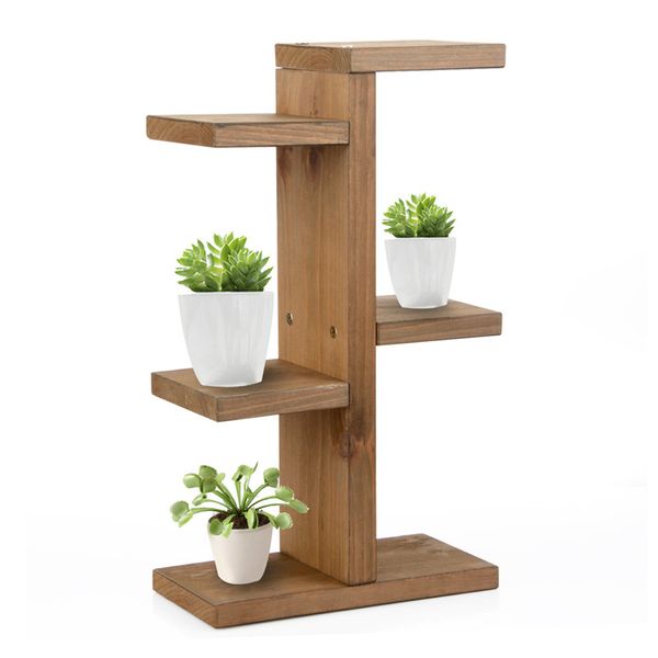 

Storage rack mini plant tand mall tool di play wood tiered ucculent planter tand for indoor outdoor home office decorative