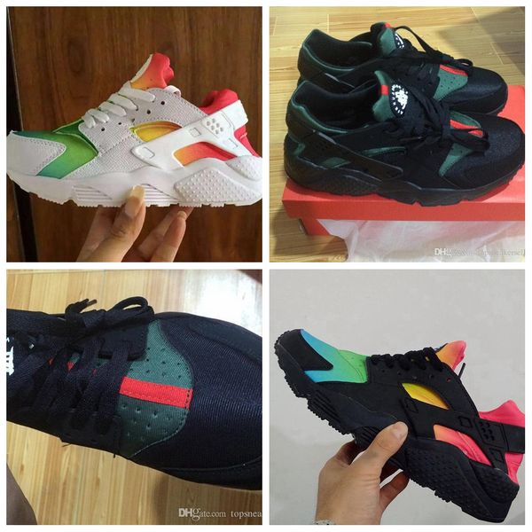 

2018 высокое качество huaraches черный белый X мужчины женщины кроссовки спорт дешевые d