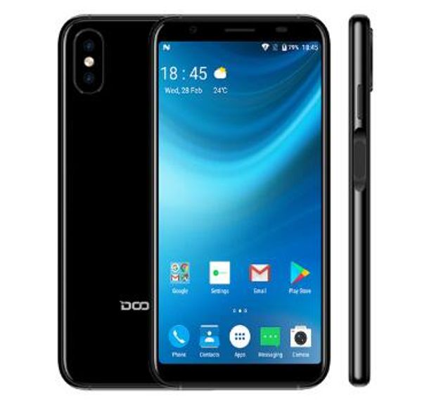 

2018 Новый Doogee X55 смартфон 5,5 '' 18: 9 HD MTK6580 Quad Core 16GB ROM Dual Camera 8.0MP Android 7,0 2800mAh Side Fingerprint