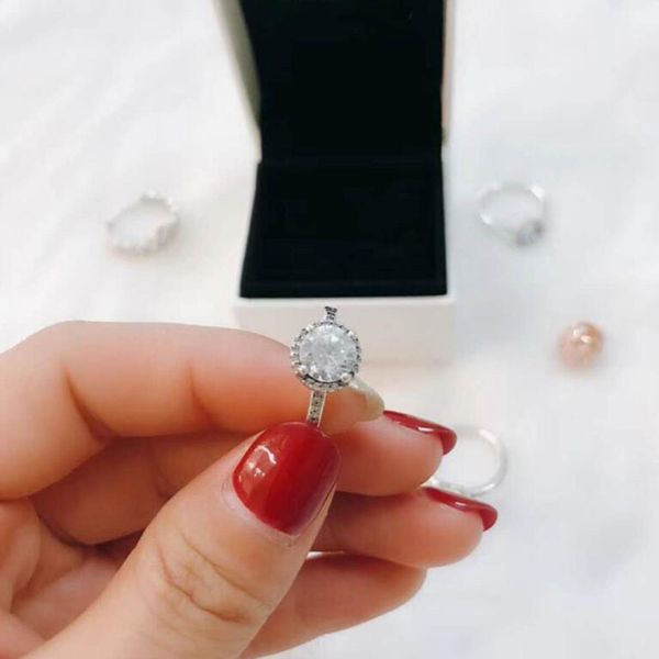 

selling 925 sterling silver cz diamond ring bridal style wedding ring engagement jewelry for women