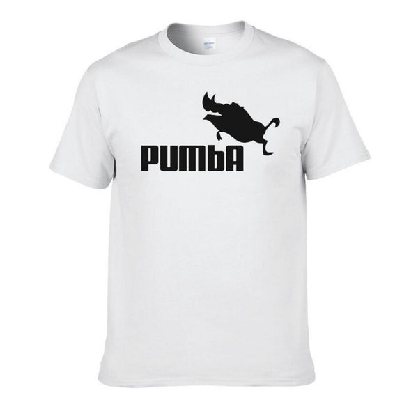

2016 забавный тройник симпатичные футболки homme Pumba мужчины с коротким рукавом хлопо