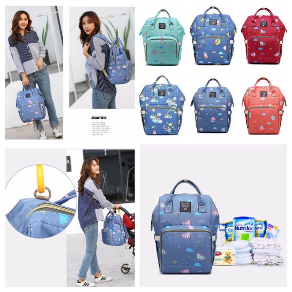 

9 colors mommy backpacks mothers' outdoors travel bags adjustable backpack mom knapsack baby nappies stuff sacks duffel bags multifunct