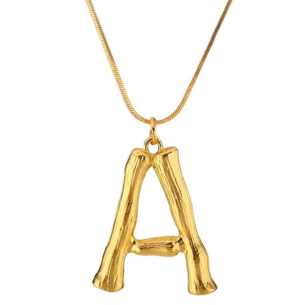 

women english shape chains pendant fashion new necklace charm letters jewelry, Silver