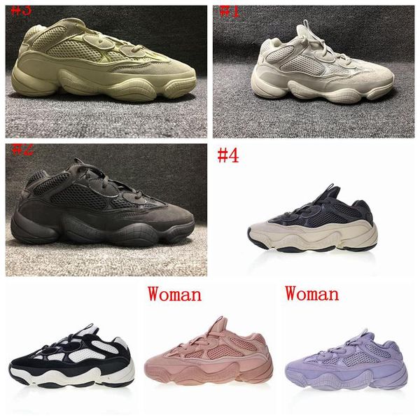 

2019 Top 500 Blush Desert Kanye West 500 yung 1 Wave Runner 500 Rat Кроссовки мужская обувь дизайнерская обувь