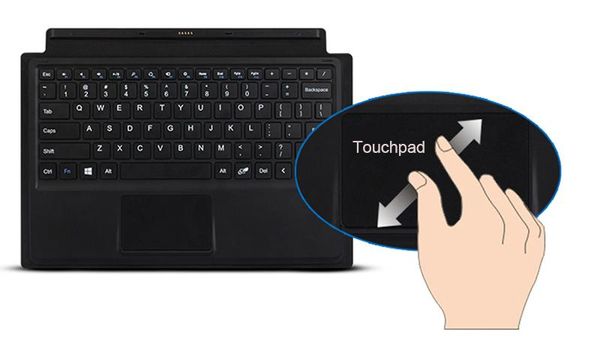 

tablet pc keyboard magnetic docking interface qwerty layout comes with touchpad keyboard for jumper ezpad 7s r20