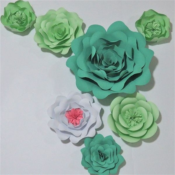 2019 Half Made Giant Paper Flowers For Girl S Party Wedding Decor